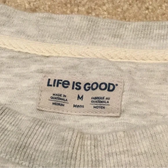 Life is Good “Good Vibes” Crewneck Sweatshirt - Picture 6 of 7